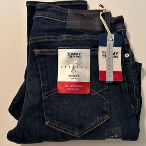 New men’s Tommy Hilfiger jeans dynamic stretch skinny Simon size 32 x 32